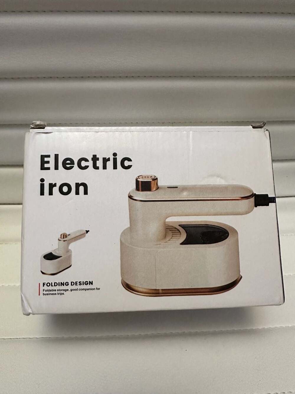 Electric Iron Folding Design Model MY-113 Portable Travel Iron